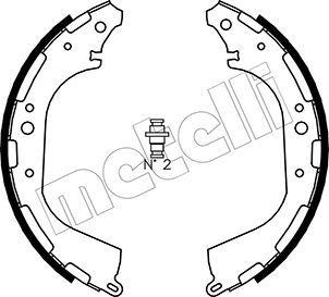 530282 METELLI Комплект тормозных колодок