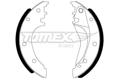 TX2290 TOMEX Brakes Комплект тормозных колодок