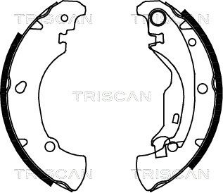 810015625 TRISCAN Комплект тормозных колодок