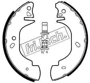 1040139 fri.tech. Комплект тормозных колодок