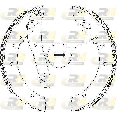 406900 ROADHOUSE Комплект тормозных колодок