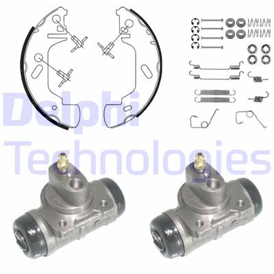 KP953 DELPHI Комплект тормозных колодок