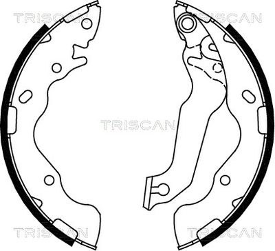 810018009 TRISCAN Комплект тормозных колодок