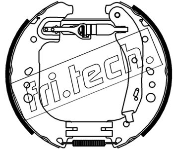 16546 fri.tech. Комплект тормозных колодок