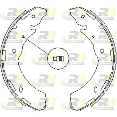423600 ROADHOUSE Комплект тормозных колодок