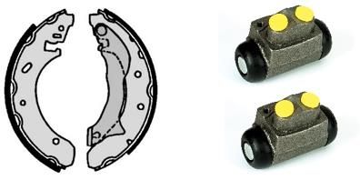 H24043 BREMBO Комплект тормозных колодок