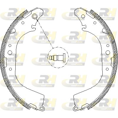 417200 ROADHOUSE Комплект тормозных колодок