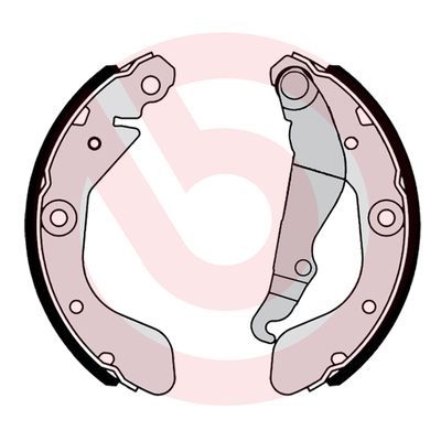 S10519 BREMBO Комплект тормозных колодок