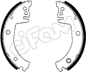 153378 CIFAM Комплект тормозных колодок