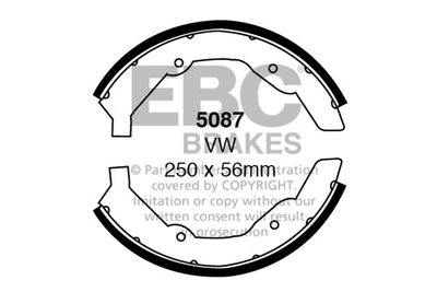 5087 EBC Brakes Комплект тормозных колодок
