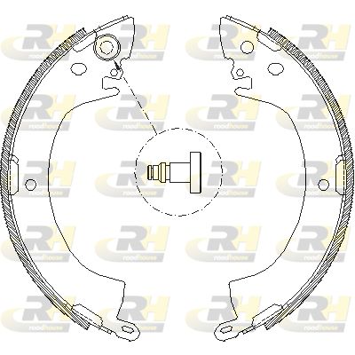 412200 ROADHOUSE Комплект тормозных колодок