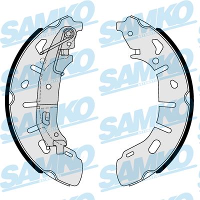 81101 SAMKO Комплект тормозных колодок