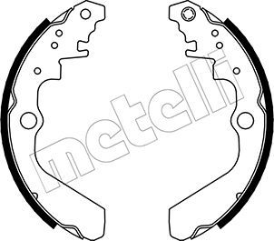 530632 METELLI Комплект тормозных колодок