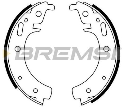 GF0502 BREMSI Комплект тормозных колодок