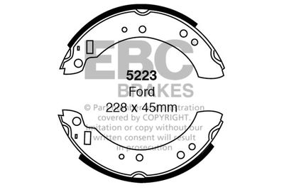 5223 EBC Brakes Комплект тормозных колодок