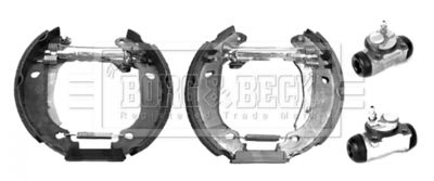 BBS1058K BORG & BECK Комплект тормозных колодок