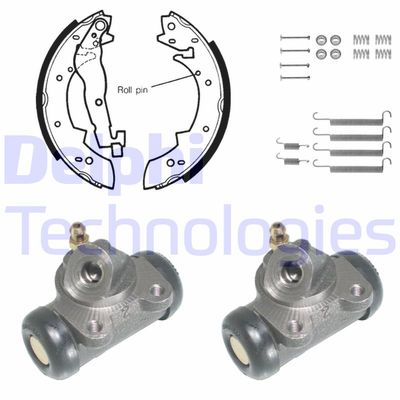 677 DELPHI Комплект тормозных колодок