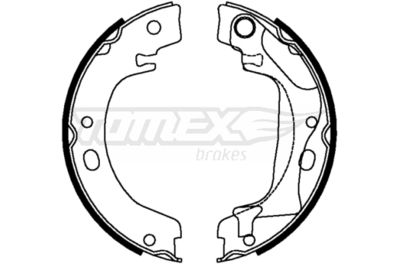 TX2228 TOMEX Brakes Комплект тормозных колодок