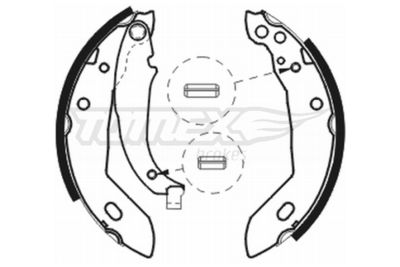 TX2074 TOMEX Brakes Комплект тормозных колодок