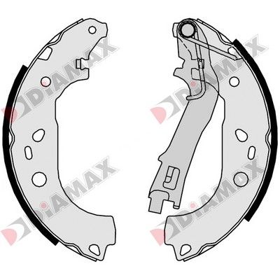 N01357 DIAMAX Комплект тормозных колодок