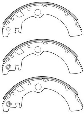 FT9334 FIT Комплект тормозных колодок