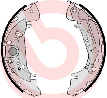 S11504 BREMBO Комплект тормозных колодок