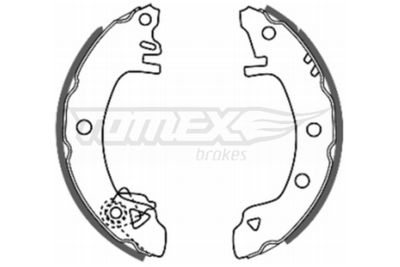 TX2032 TOMEX Brakes Комплект тормозных колодок