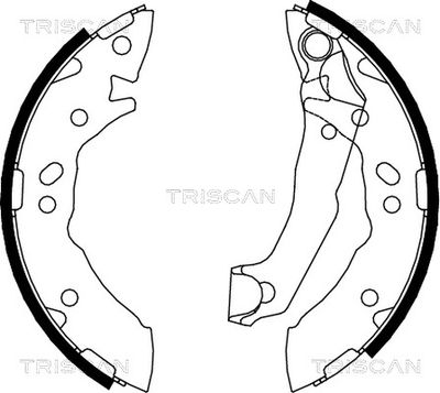 810043627 TRISCAN Комплект тормозных колодок