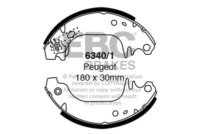 63401 EBC Brakes Комплект тормозных колодок