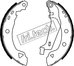 1004008Y fri.tech. Комплект тормозных колодок