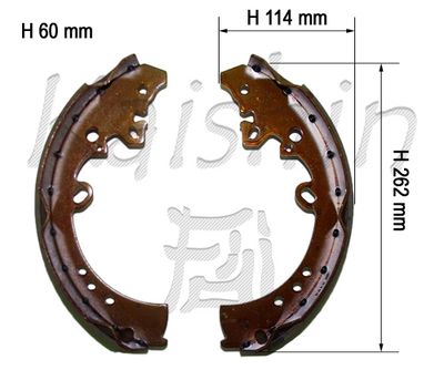 K2395 KAISHIN Комплект тормозных колодок