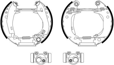 BXK1035 BENDIX Braking Комплект тормозных колодок