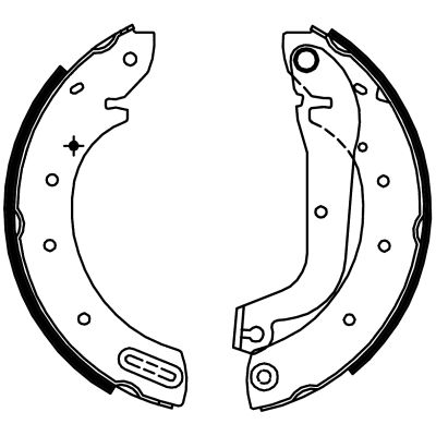 8DB355002321 HELLA PAGID Комплект тормозных колодок