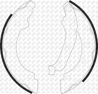 FN0597 NiBK Комплект тормозных колодок
