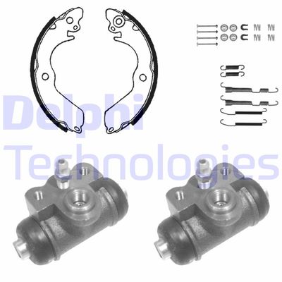 977 DELPHI Комплект тормозных колодок