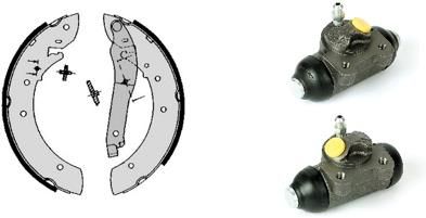 H61026 BREMBO Комплект тормозных колодок