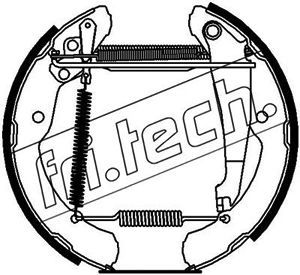 16281 fri.tech. Комплект тормозных колодок