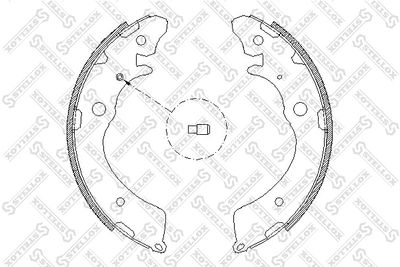 394100SX STELLOX Комплект тормозных колодок