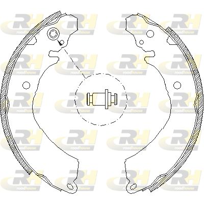 464601 ROADHOUSE Комплект тормозных колодок