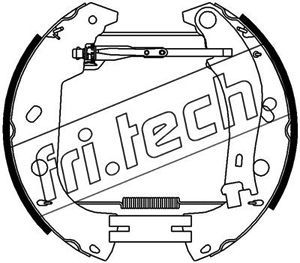 16374 fri.tech. Комплект тормозных колодок