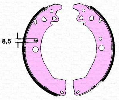 360219192041 MAGNETI MARELLI Тормозные колодки