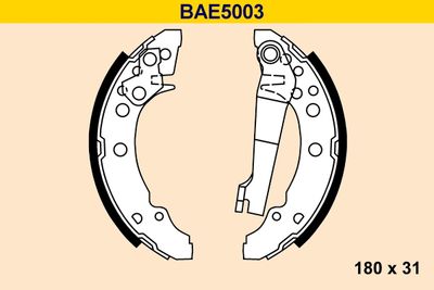 BAE5003 BARUM Комплект тормозных колодок