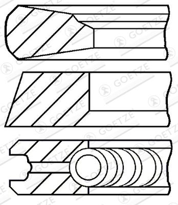 WG1096265 WILMINK GROUP Комплект поршневых колец