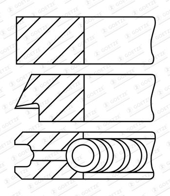 WG1938961 WILMINK GROUP Комплект поршневых колец