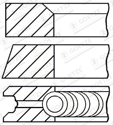 WG1187700 WILMINK GROUP Комплект поршневых колец