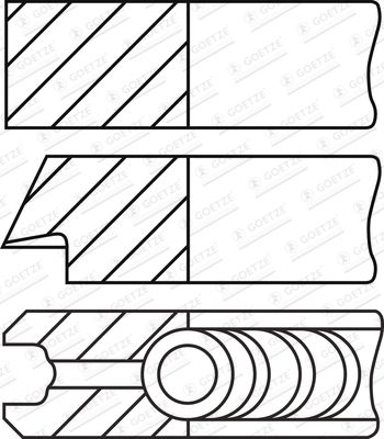 WG2202086 WILMINK GROUP Комплект поршневых колец