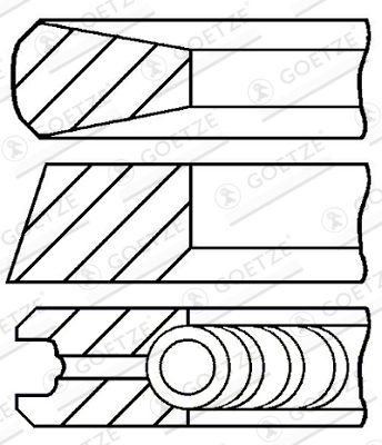 WG1736139 WILMINK GROUP Комплект поршневых колец