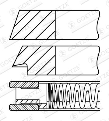 WG1096189 WILMINK GROUP Комплект поршневых колец