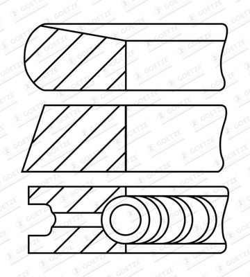 WG2171372 WILMINK GROUP Комплект поршневых колец