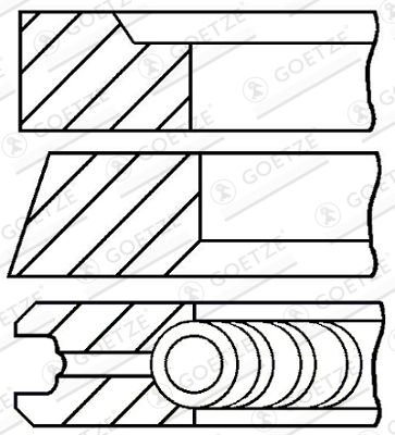 WG1096404 WILMINK GROUP Комплект поршневых колец